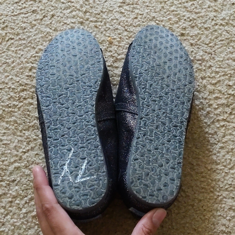 Toms Multicolor Shimmer Glitter Flats Size 5.5 - Picture 10 of 10